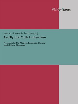 cover image of Reality and Truth in Literature